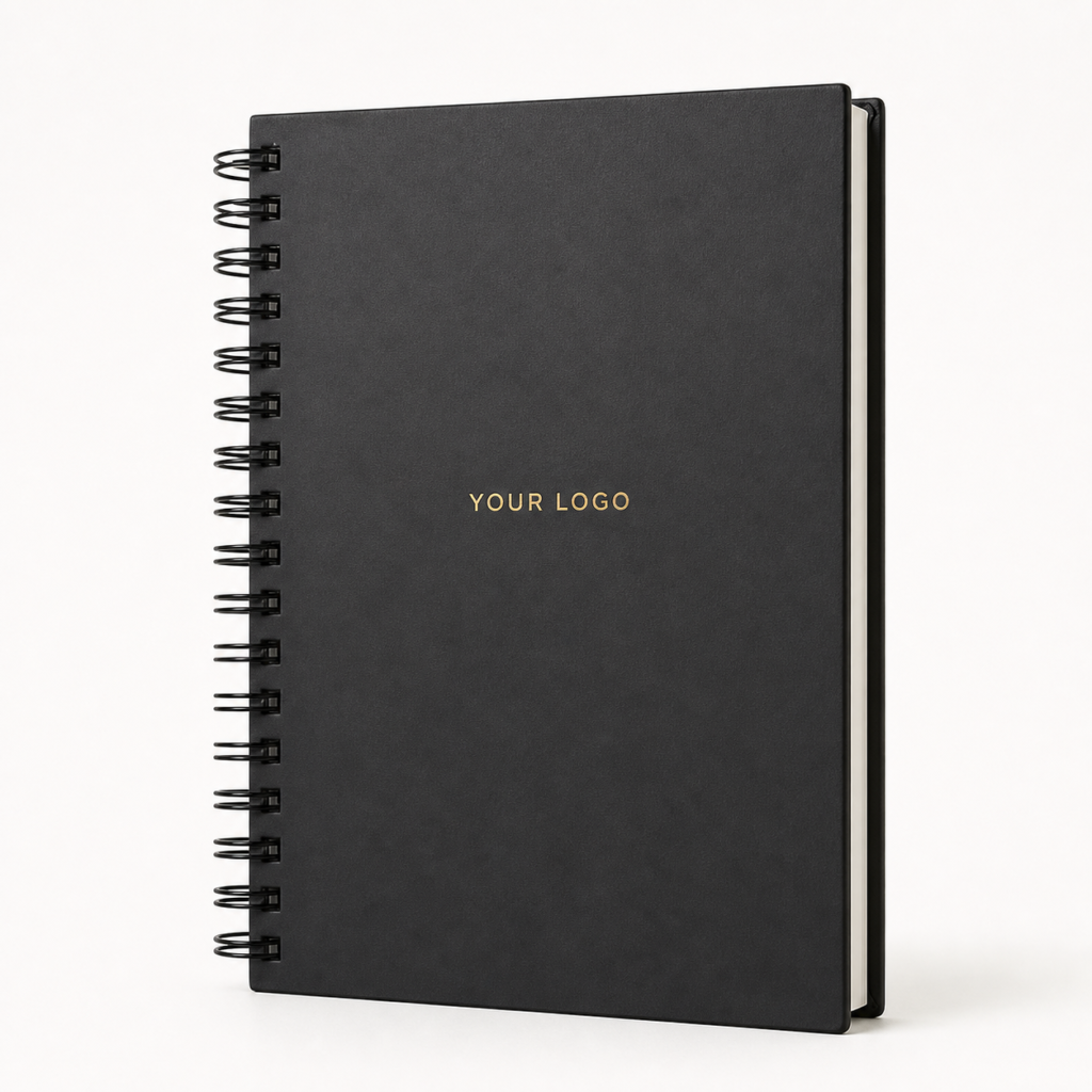 Customisable Spiral-Bound Corporate Notebook