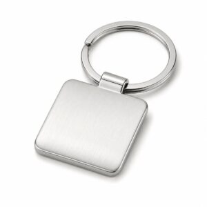 Square Metal Keychain