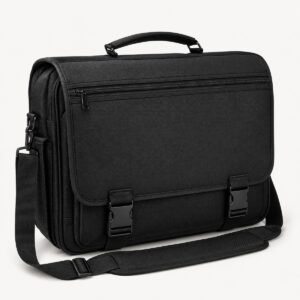 Black Messenger Laptop Bag