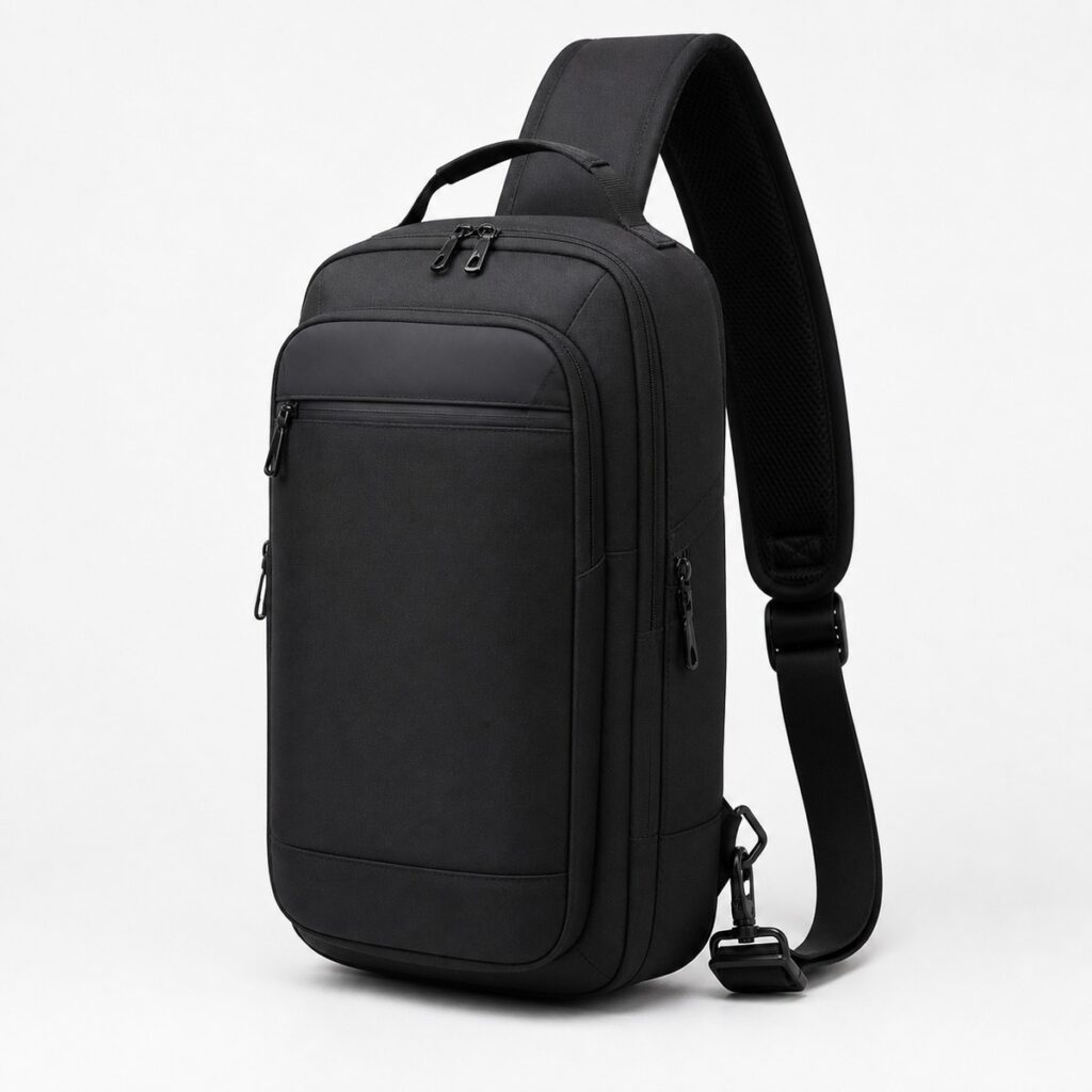 Black Travel Sling Bag