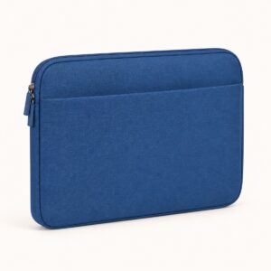 Blue Fabric Laptop Sleeve
