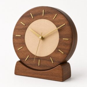 Wooden Desk Clock