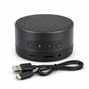 Round Portable Bluetooth Speaker