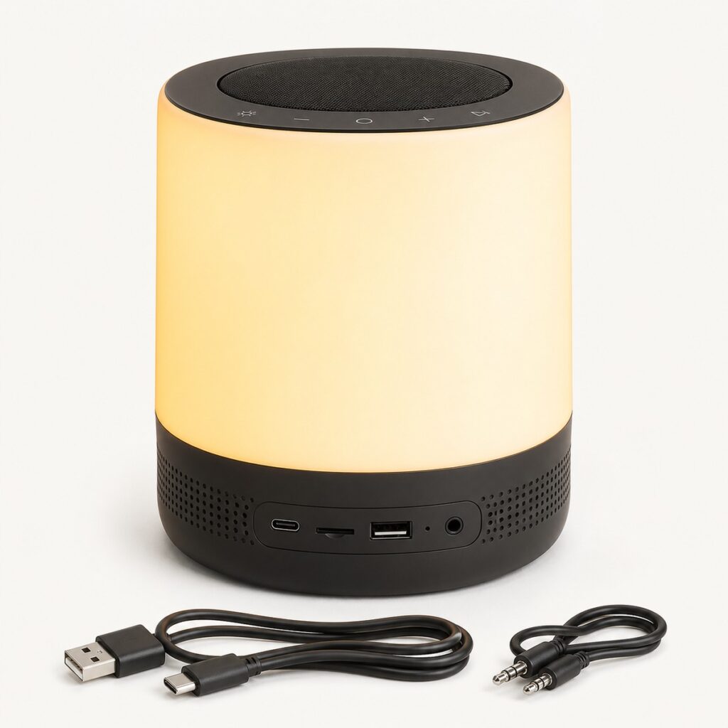 Touch Bluetooth Speaker With Lamp