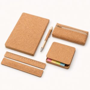 Eco-Friendly Cork Stationery Kit
