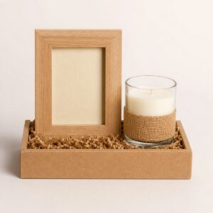Eco-Friendly Photo Frame Candle Gift Set