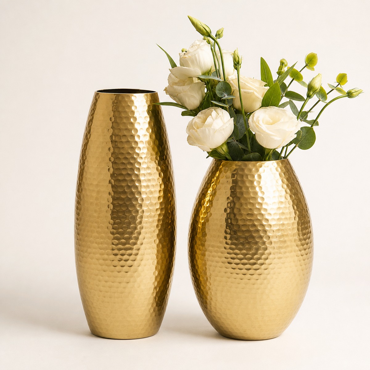 Eco-Friendly Gold Flower Vase Set