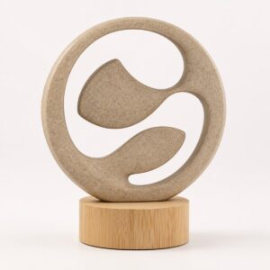 Eco-Friendly Round Abstract Sculpture