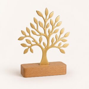 Eco-Friendly Gold Tree Decor