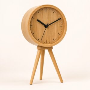 Eco-Friendly Tripod Table Clock