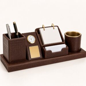 Premium Croco 5-in-1 Desktop Set