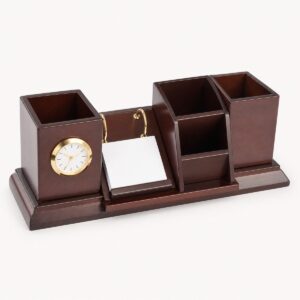 Premium Desk Pen Holder With Four Compartments