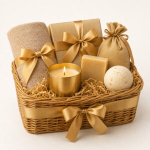 Gold Candle Hamper
