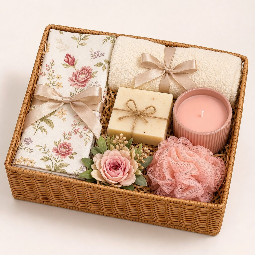 Floral Napkin Gift Box