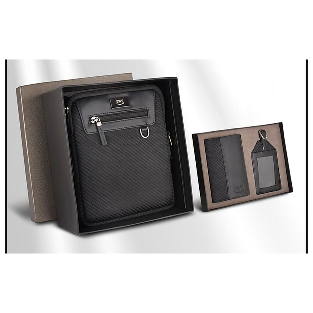Employee Welcome Kit with Laptop Bag, Notebook and Luggage Tag