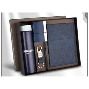 Employee Welcome Kit with Bottle, Notebook, Pen and Keychain