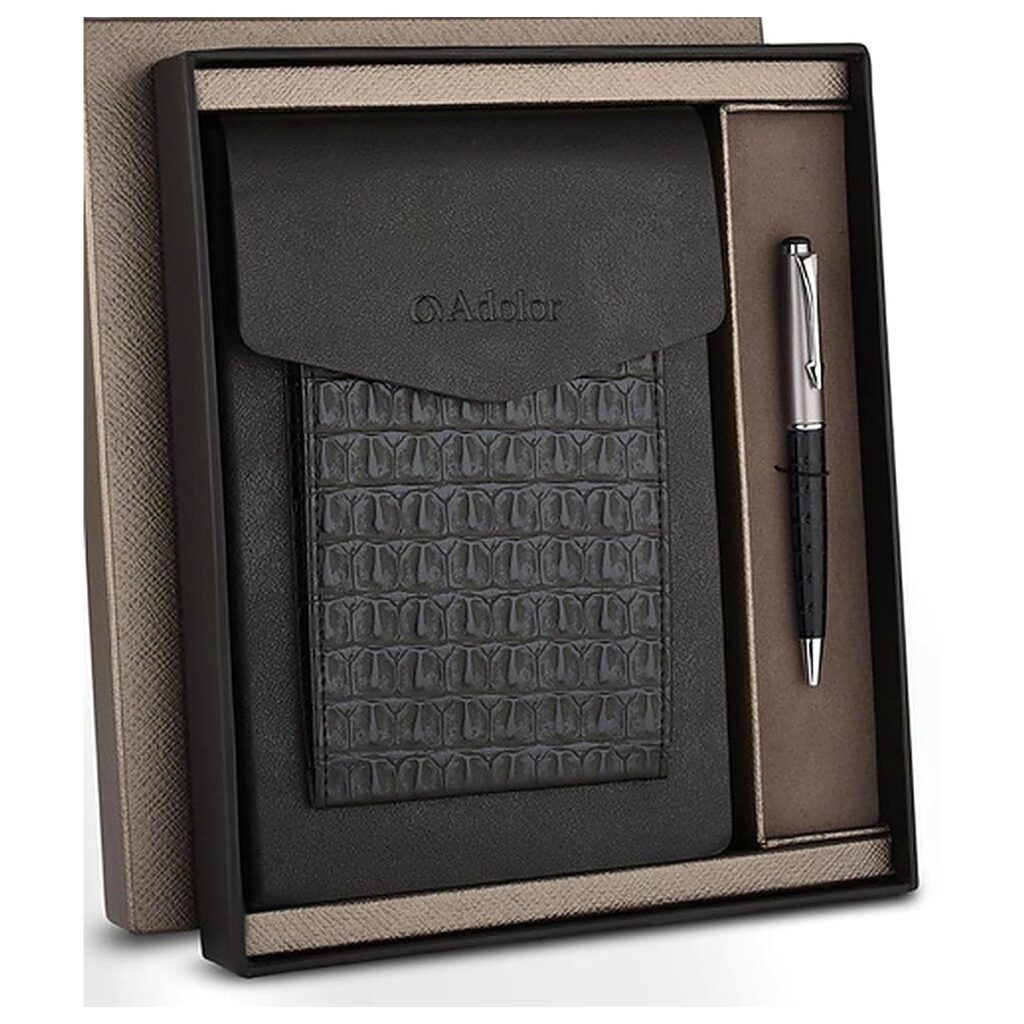 Employee Welcome Kit with Notebook, Pen and Card Holder