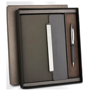 Employee Welcome Kit with Notebook and Pen Slim Gift Box