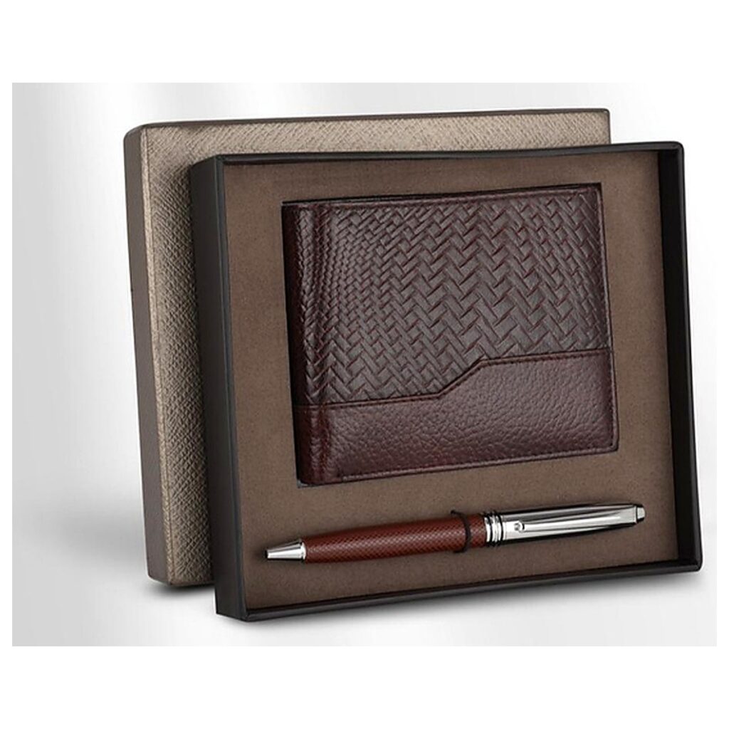 Employee Welcome Kit with Notebook, Pen and Wallet