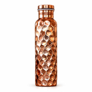 Customisable Copper Hammered Water Bottle