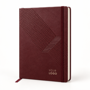 Burgundy A5 Integrated Organizer Notebook
