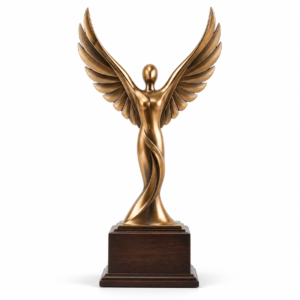 Bronze Winged Achievement Trophy
