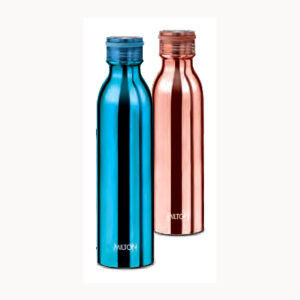 Customisable Metallic Sports Bottle Pair
