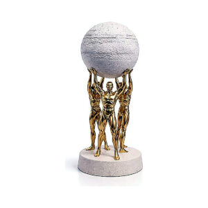 Eco-Friendly Gold Marble Trophy