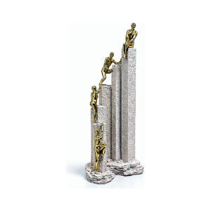 Eco-Friendly Gold Pillar Decor