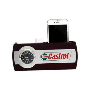Premium Clock Mobile Pen Stand