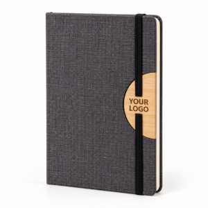 Black Bamboo Phone Stand A5 Notebook