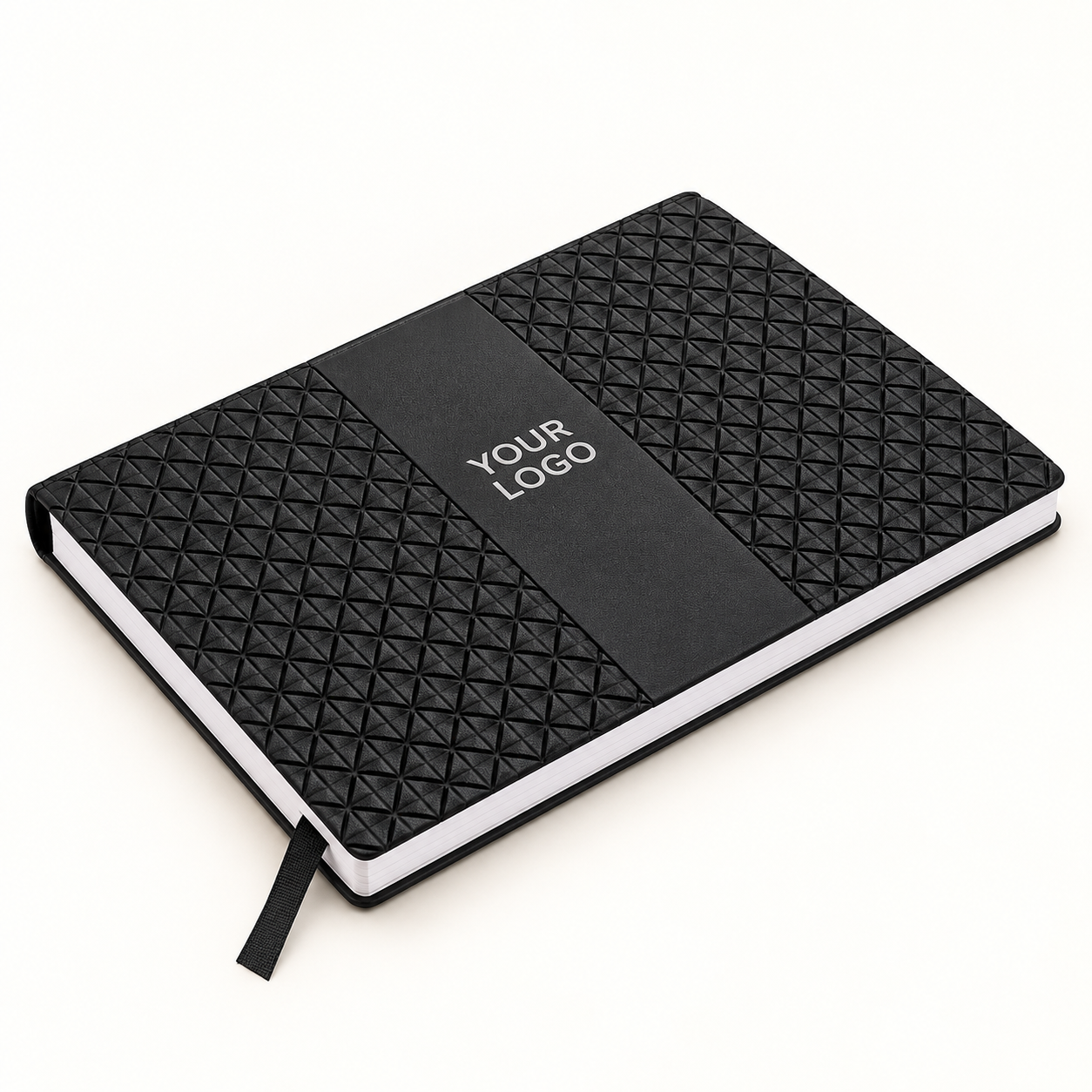 Black Geometric NE A5 Notebook