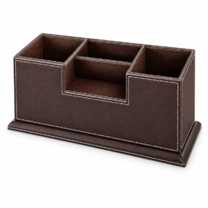 Premium Desk Pen Holder With Four Compartments