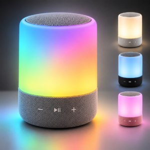Touch Bluetooth Speaker With Lamp