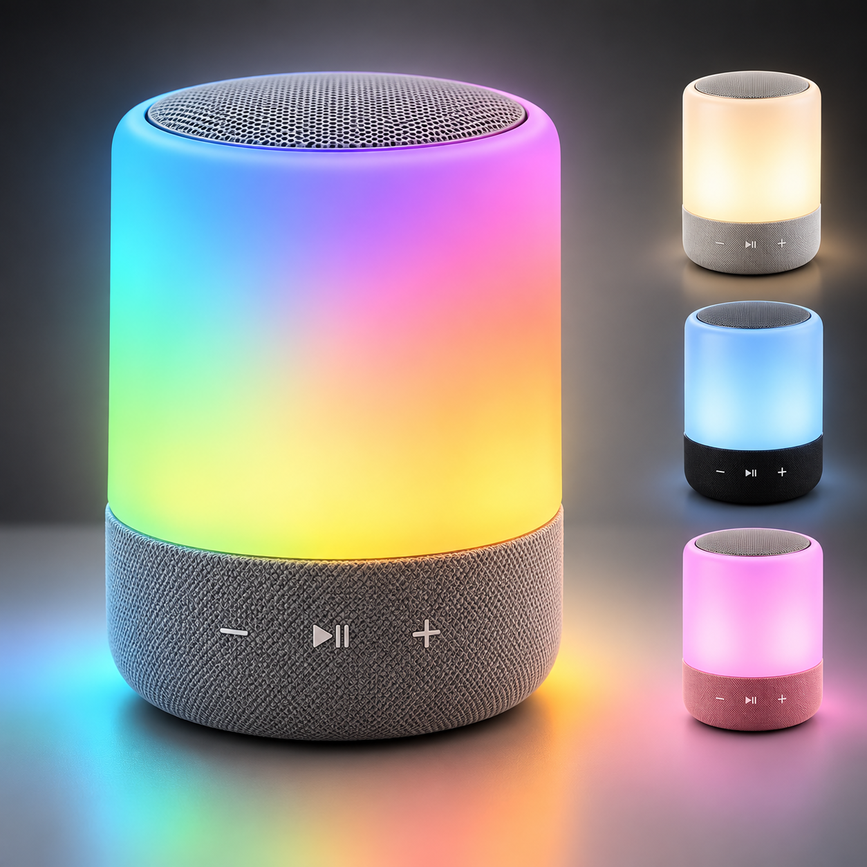 Touch Bluetooth Speaker With Lamp