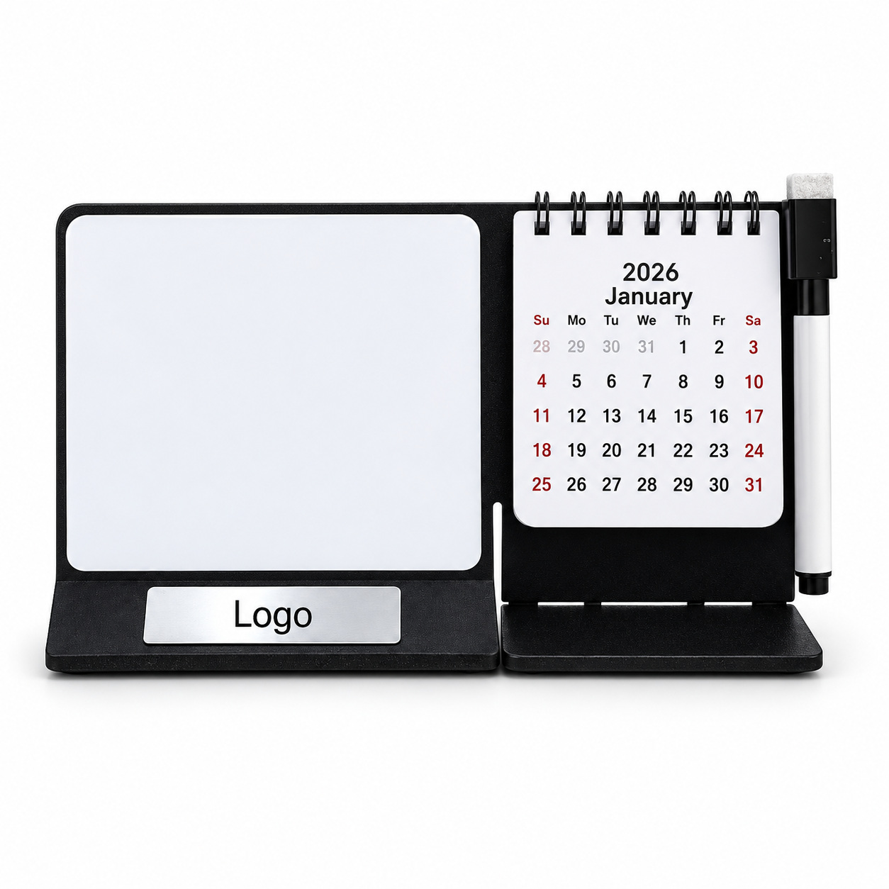 Premium Desktop Calendar With Whiteboard