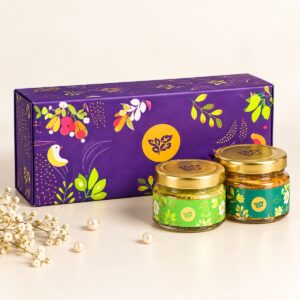 Purple Gourmet Jar Gift Box