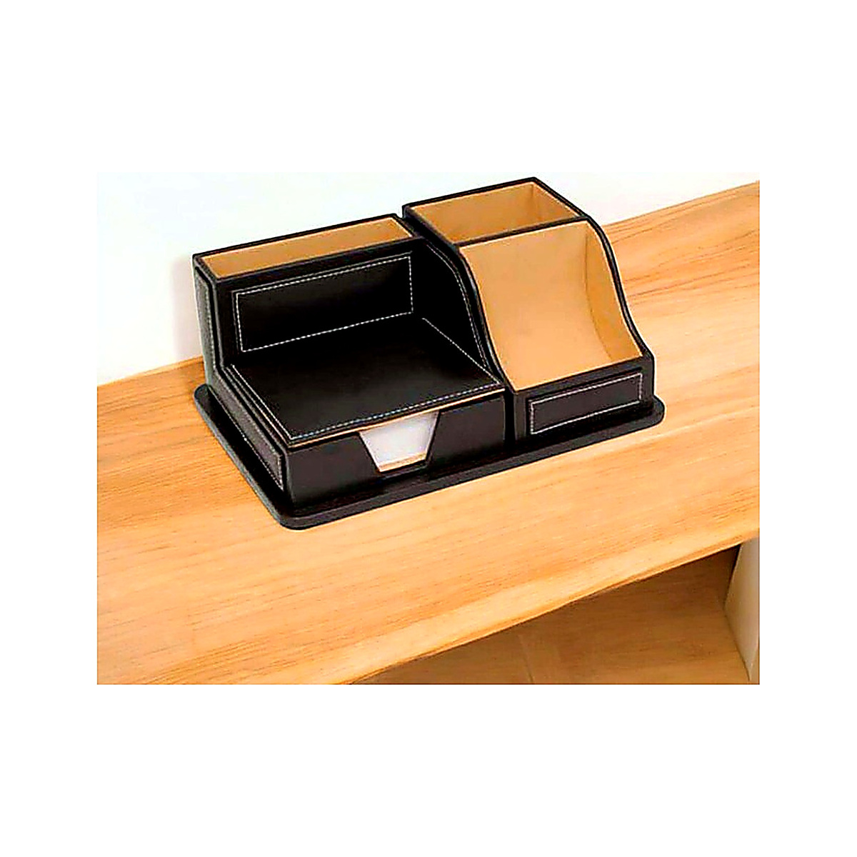 Premium Leather Desktop Organizer