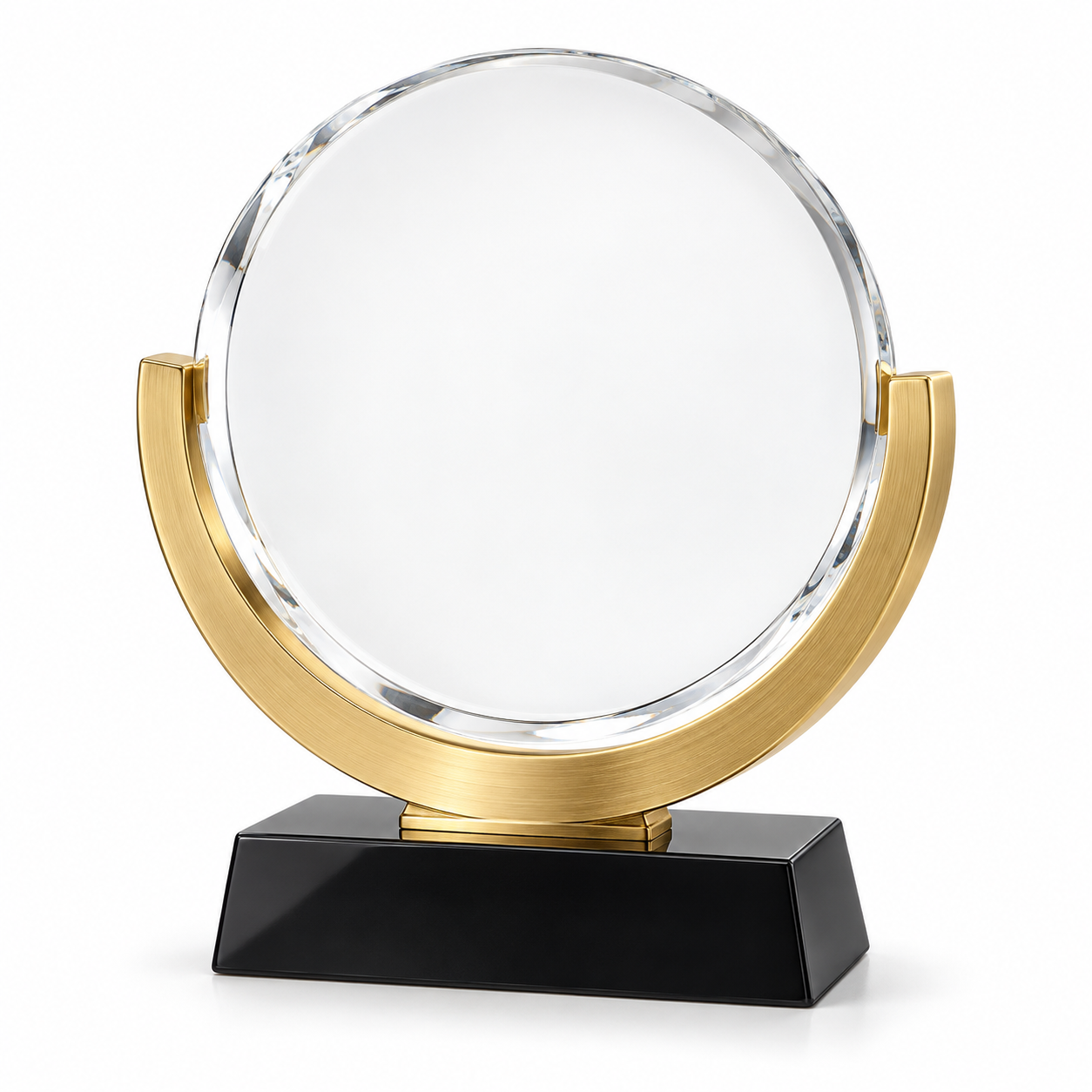 Gold Crescent Crystal Disc Award