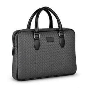 Grey Pattern Laptop Bag