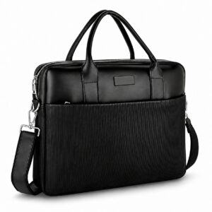 Black Messenger Laptop Bag