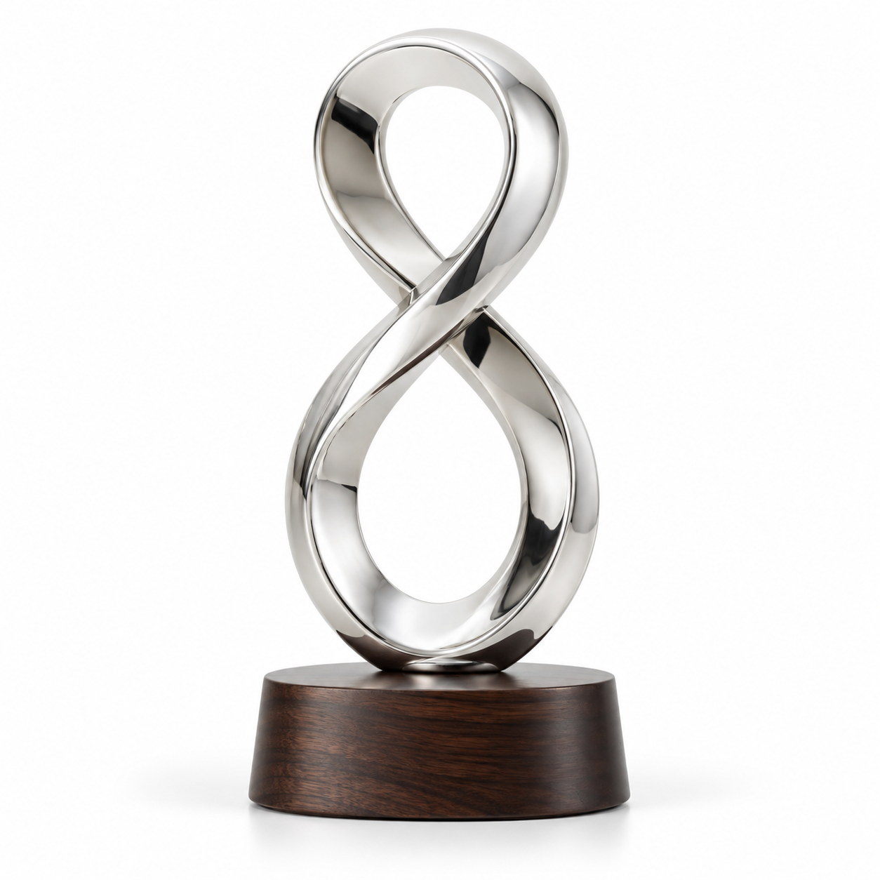Silver Infinity Loop Trophy