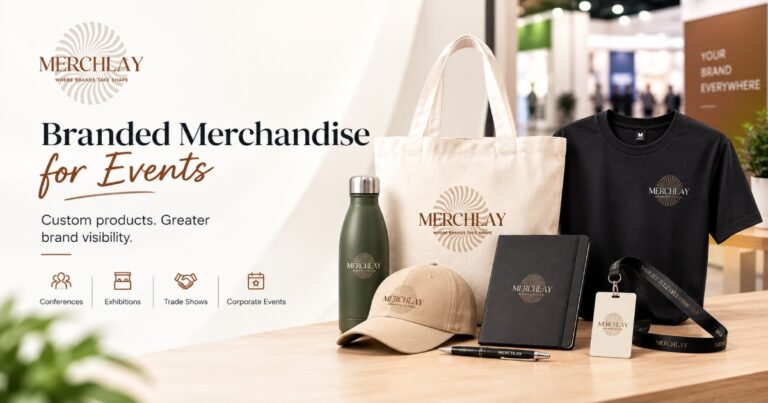 Branded Merchandise for Events: How Custom Products Can Increase Brand Visibility