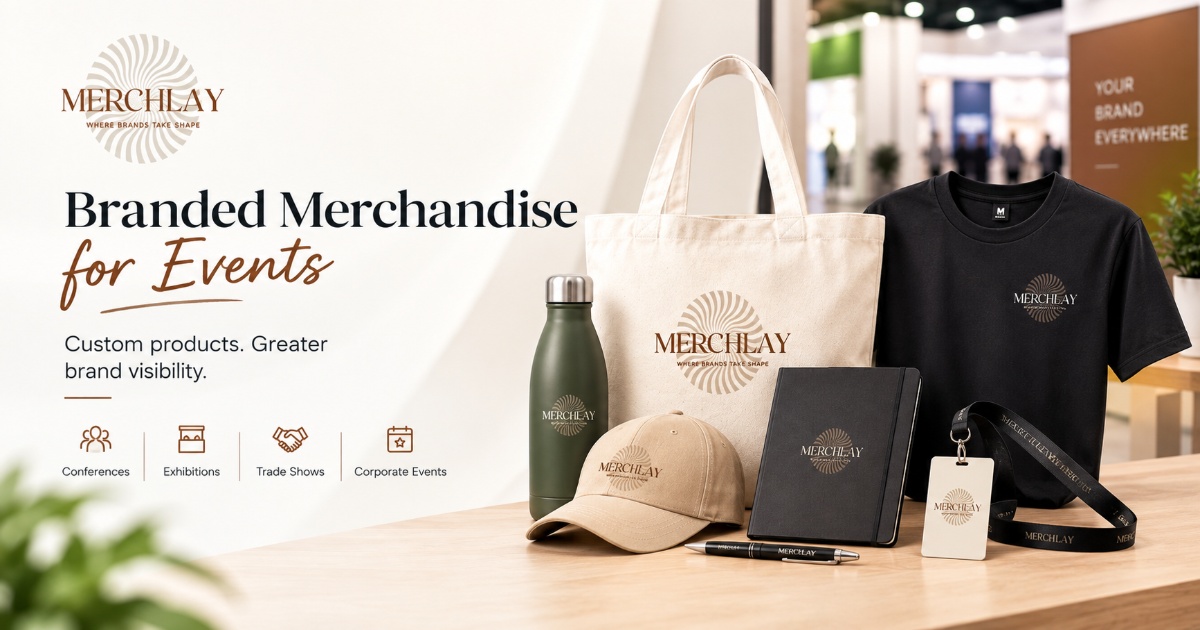 Branded Merchandise for Events: How Custom Products Can Increase Brand Visibility