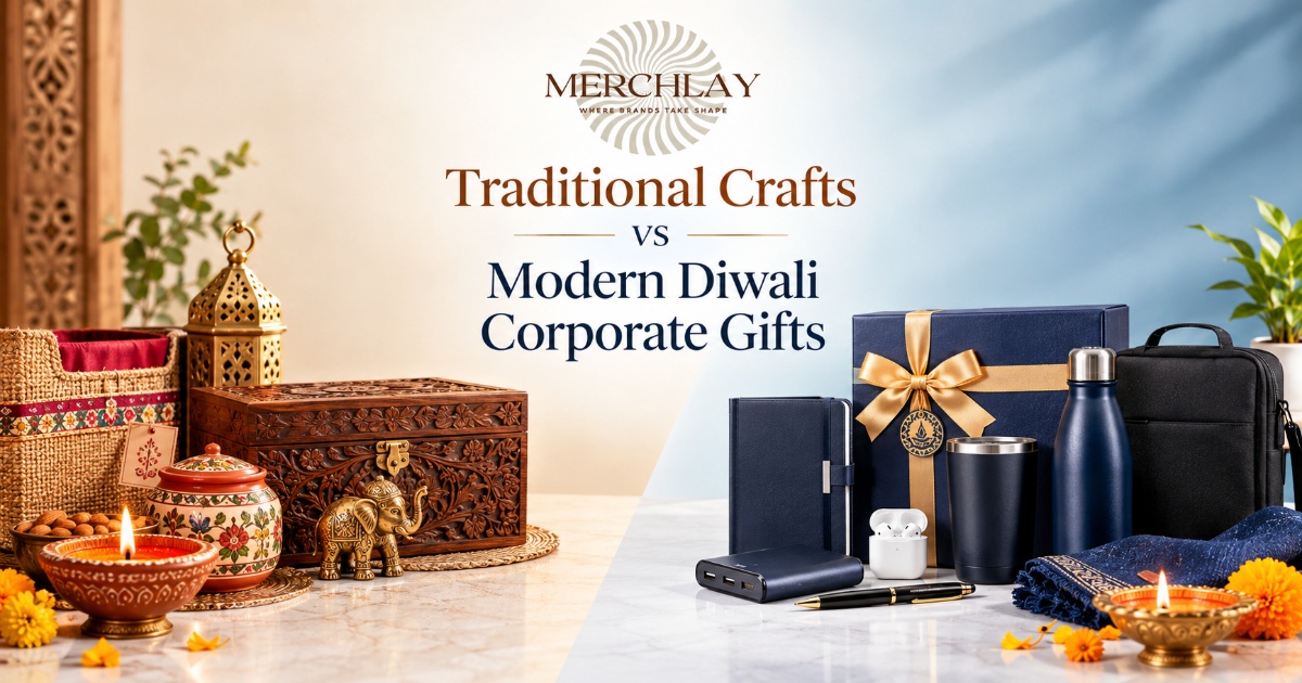 Traditional Indian Craft vs Modern Merchandise: Which Diwali Corporate Gifts Should You Choose?